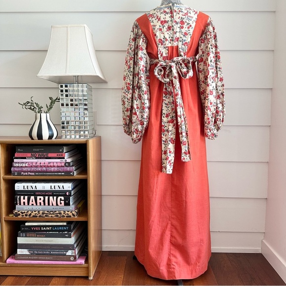 Vintage 1970s Prairie Dress by Marianne Boho Cottage 70s - Picture 6 of 9